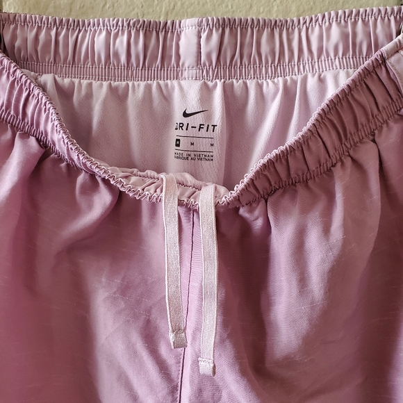 🥳HP!🥳 Nike | Dri-Fit Mauve Pink Mesh Athletic Drawstring Workout Shorts • M - Picture 9 of 15